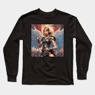 Taylor Swift vintage dnd style art Long Sleeve T-Shirt